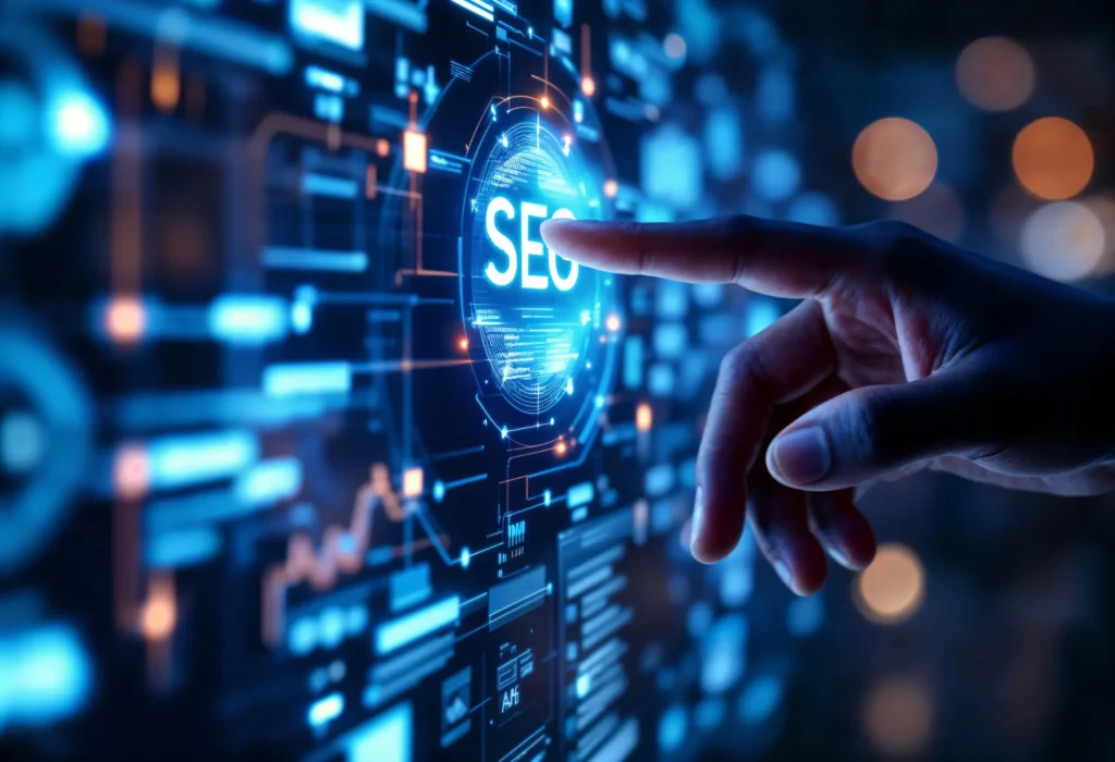 employee working marketing setting - web development and SEO Auckland